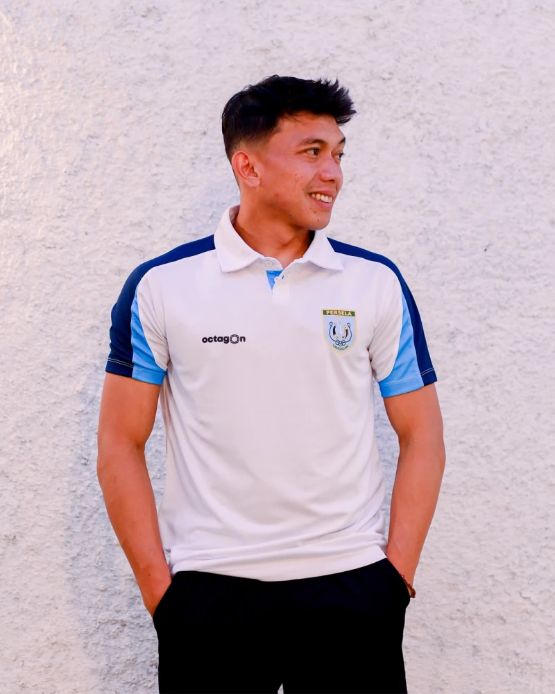 Polo Shirt White || [Persela Store X Octagon] - #Oraoriora