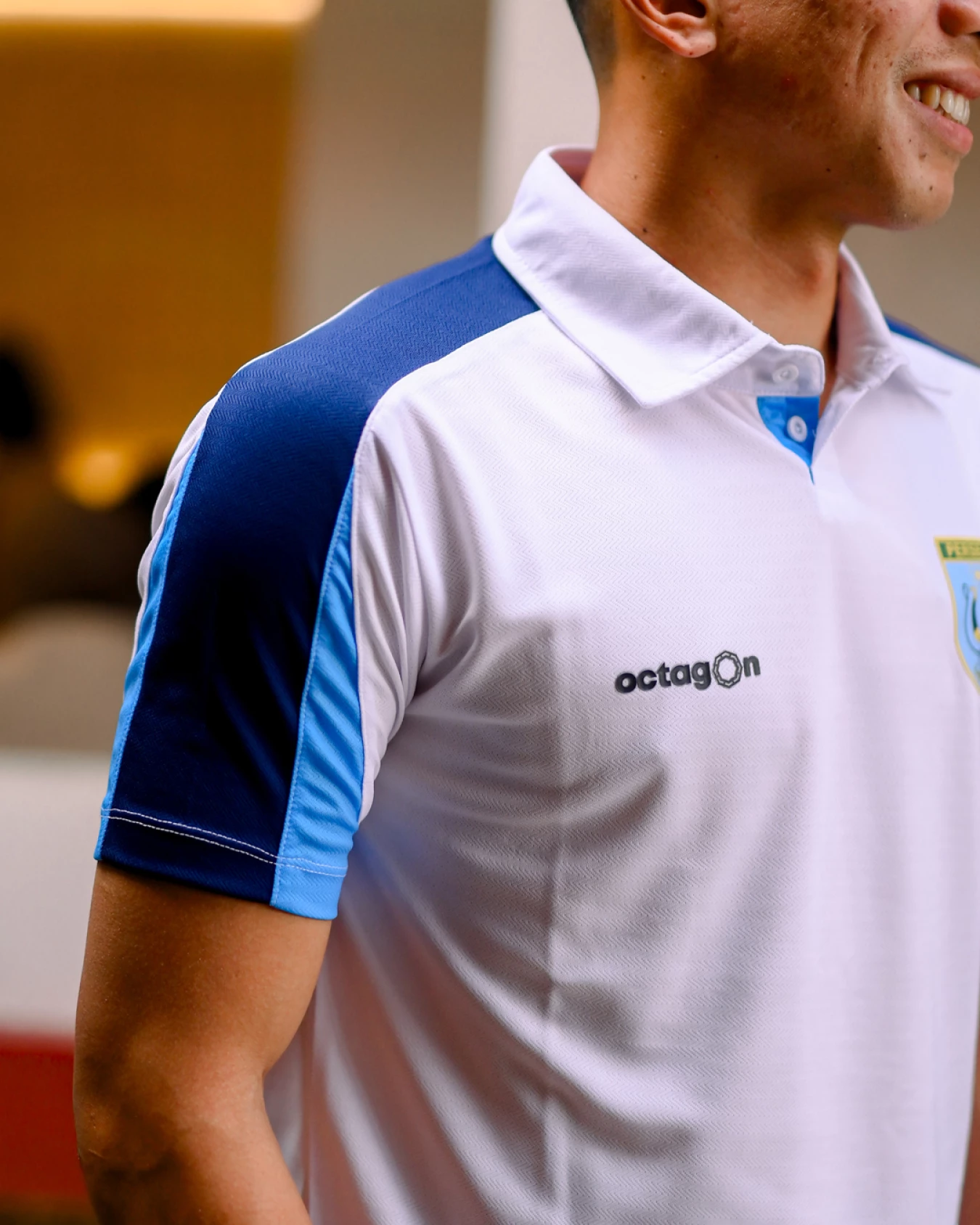 Polo Shirt White || [Persela Store X Octagon] - #Oraoriora